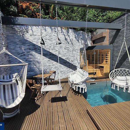 Sky House Agen Logement détente avec Spa Jacuzzi Sauna Hammam Esterno foto