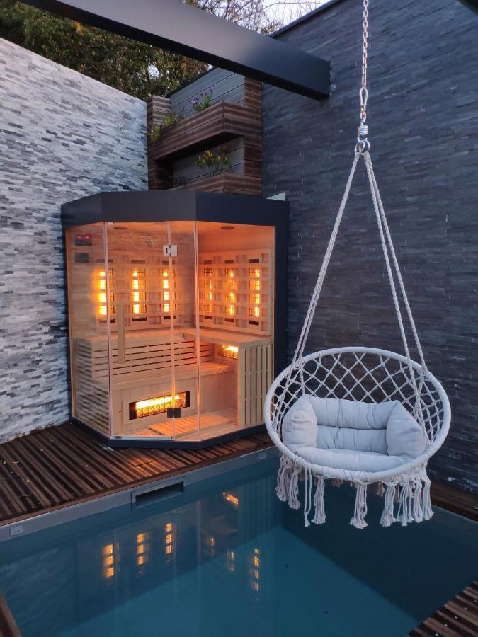 Sky House Agen Logement détente avec Spa Jacuzzi Sauna Hammam Esterno foto